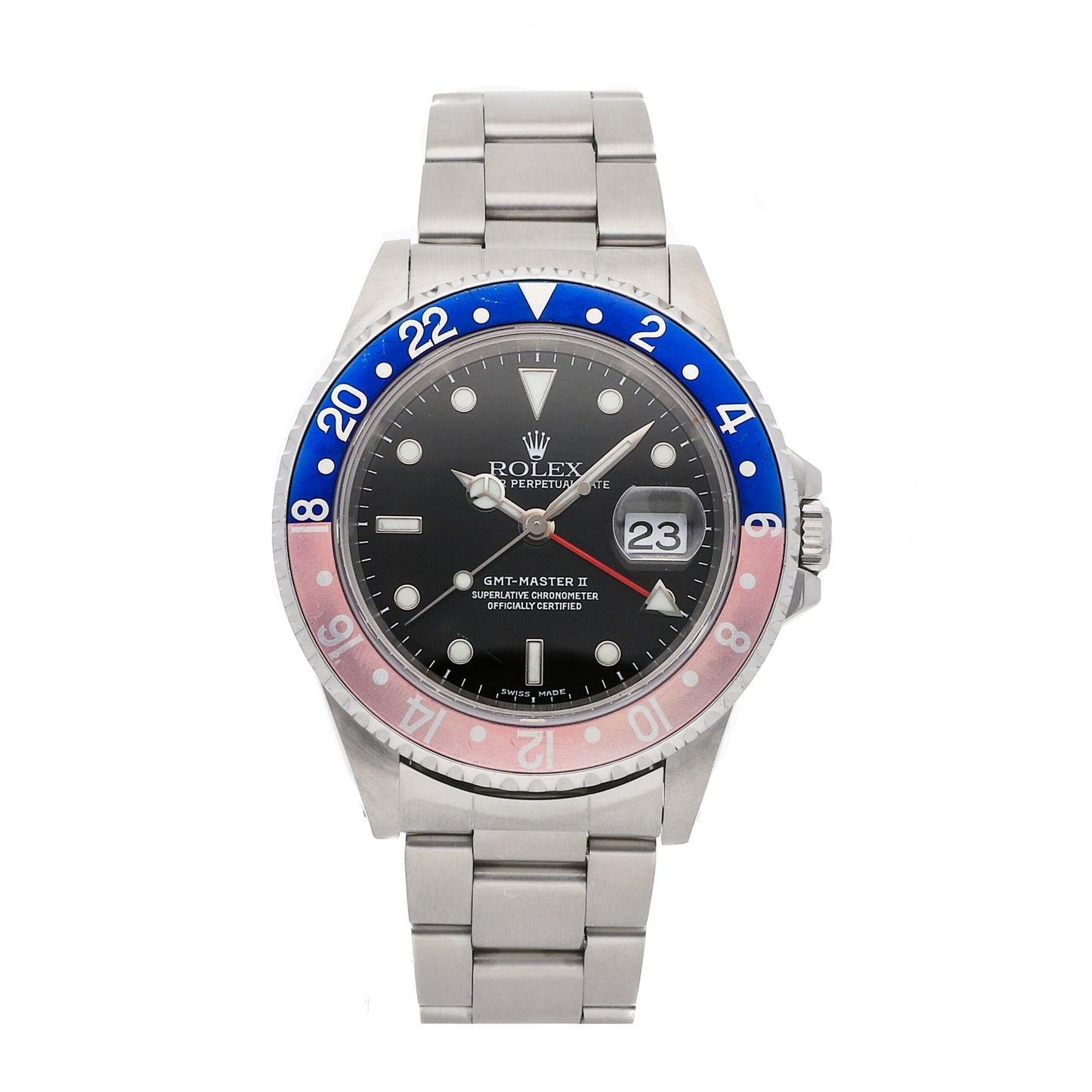 Mechanical Automatic Rolex Gmt-Master ll Stainless Steel