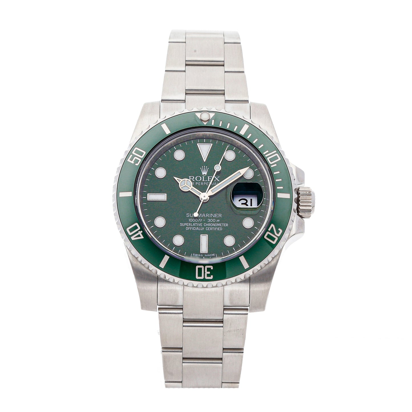 Rolex Submariner Dial Green Stainless Steel