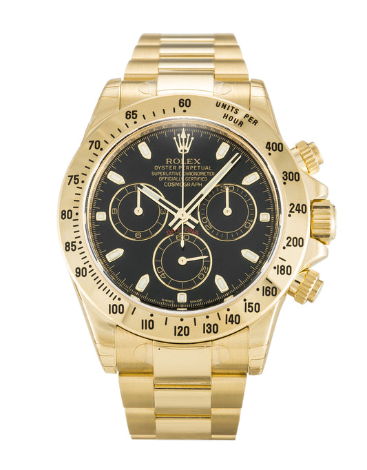 Rolex Daytona Yellow Gold Case Automatic Movement